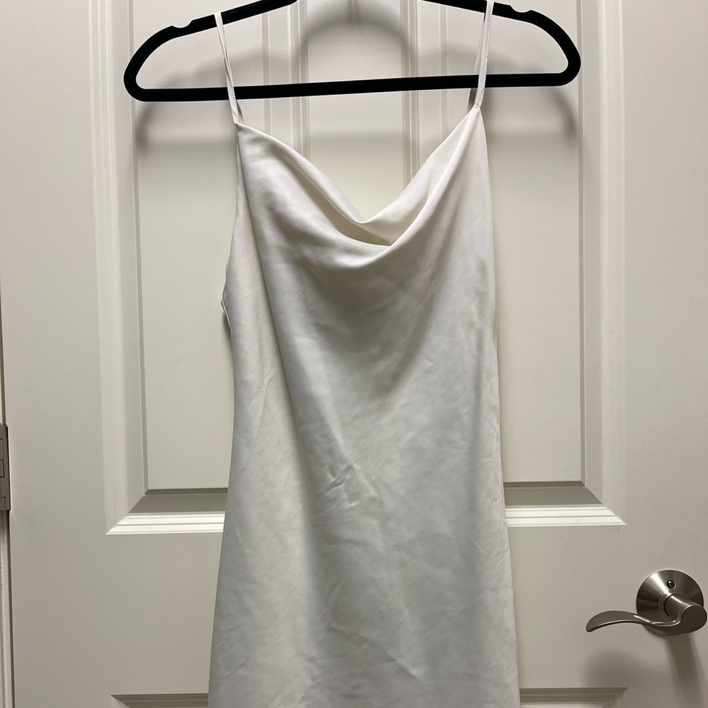 UO Mallory Cowl Neck Slip Dress